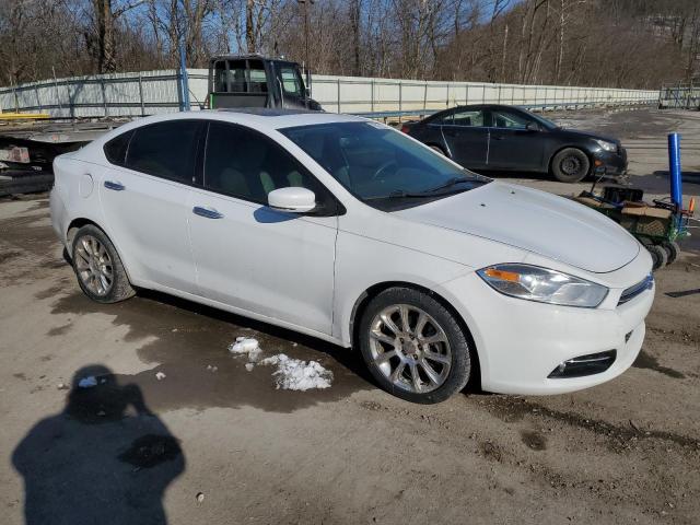 1C3CDFCH5DD185249 - 2013 DODGE DART LIMITED WHITE photo 4