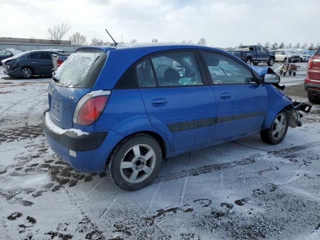 KNADE163566066654 - 2006 KIA RIO 5 BLUE photo 3