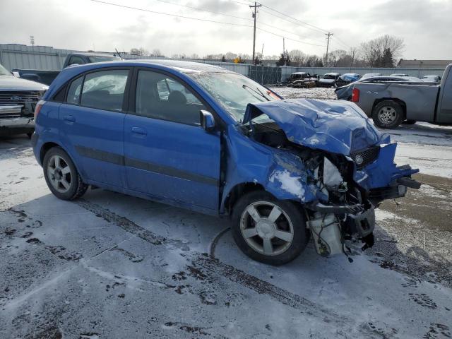 KNADE163566066654 - 2006 KIA RIO 5 BLUE photo 4