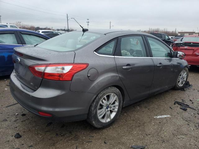 1FAHP3H23CL251691 - 2012 FORD FOCUS SEL GRAY photo 3