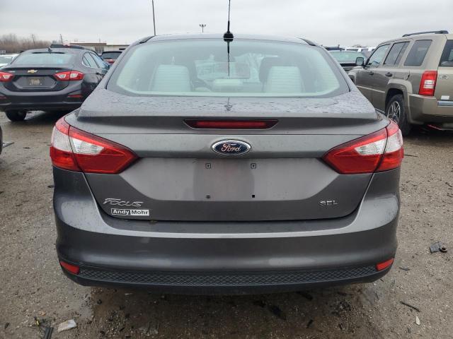 1FAHP3H23CL251691 - 2012 FORD FOCUS SEL GRAY photo 6