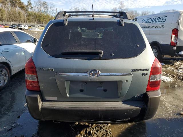 KM8JN72D46U420792 - 2006 HYUNDAI TUCSON GLS GREEN photo 6