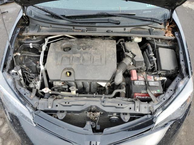 2T1BURHE6JC041869 - 2018 TOYOTA COROLLA L BLACK photo 11