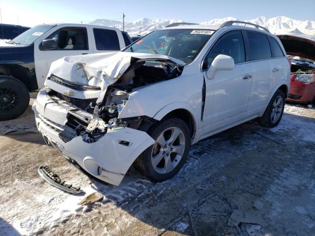 3GNAL3EK9ES593758 - 2014 CHEVROLET CAPTIVA LT WHITE photo 1