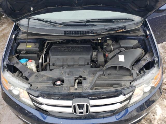 5FNRL5H47FB009825 - 2015 HONDA ODYSSEY EX BLUE photo 12