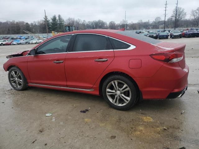 5NPE34AF4JH712166 - 2018 HYUNDAI SONATA SPORT RED photo 2