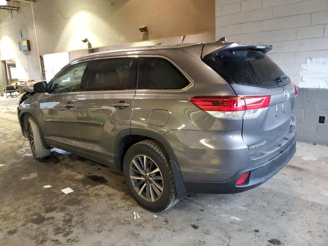 5TDJZRFH3JS825377 - 2018 TOYOTA HIGHLANDER SE GRAY photo 2