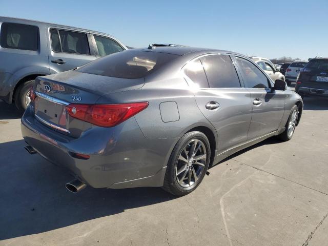 JN1BV7AR1EM688156 - 2014 INFINITI Q50 BASE GRAY photo 3