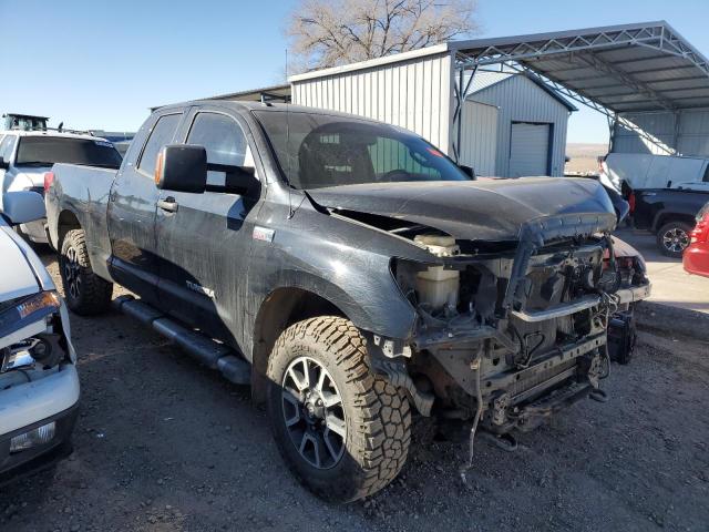 5TFUY5F10CX252981 - 2012 TOYOTA TUNDRA DOUBLE CAB SR5 BLACK photo 4