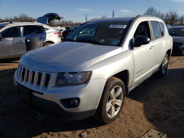 1C4NJDBB1ED510429 - 2014 JEEP COMPASS SPORT SILVER photo 1