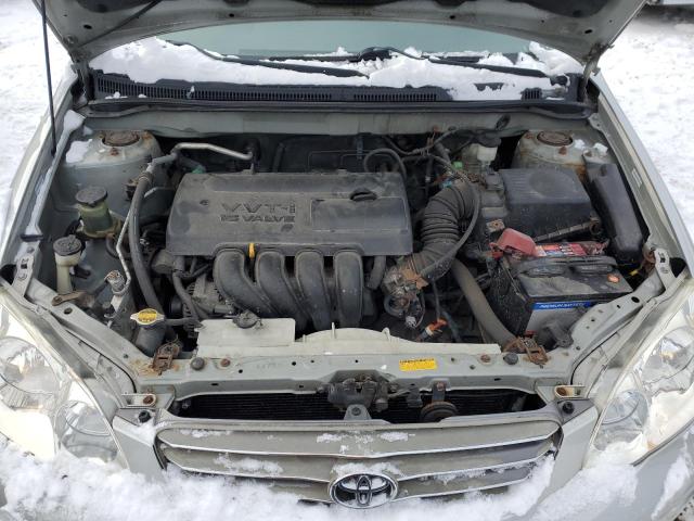 1NXBR32E64Z280557 - 2004 TOYOTA COROLLA CE SILVER photo 11