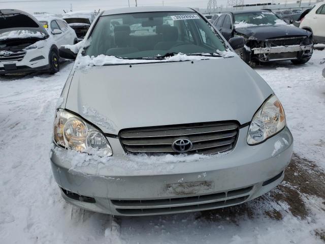 1NXBR32E64Z280557 - 2004 TOYOTA COROLLA CE SILVER photo 5