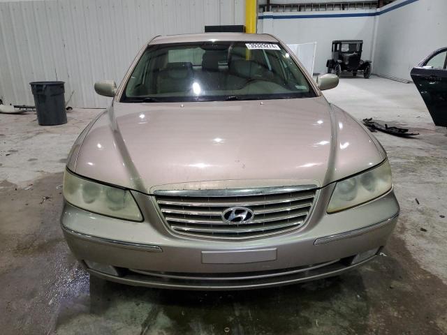 KMHFC46F07A173702 - 2007 HYUNDAI AZERA SE BEIGE photo 5