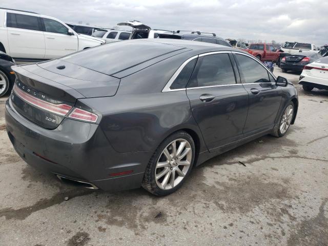 3LN6L2J99GR629014 - 2016 LINCOLN MKZ CHARCOAL photo 3