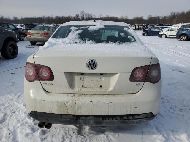 3VWRZ71K58M193239 - 2008 VOLKSWAGEN JETTA SE WHITE photo 6