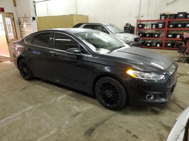 3FA6P0HD3ER227452 - 2014 FORD FUSION SE BLACK photo 4