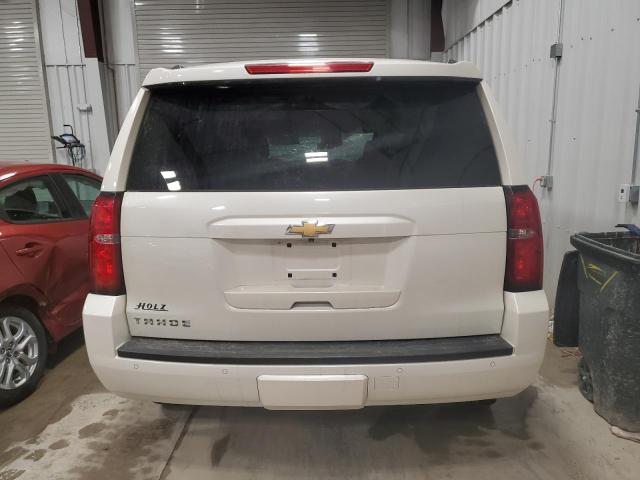 1GNSKBKC0FR146433 - 2015 CHEVROLET TAHOE K1500 LT WHITE photo 6