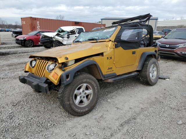 1J4FA39S03P321264 - 2003 JEEP WRANGLER COMMANDO GOLD photo 1