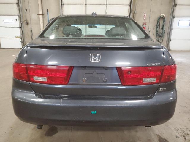 JHMCN36425C010382 - 2005 HONDA ACCORD HYBRID GRAY photo 6