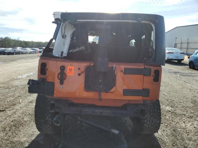 1J4AA2D10BL555865 - 2011 JEEP WRANGLER SPORT ORANGE photo 6