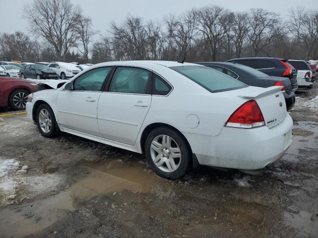 2G1WB5E3XC1234698 - 2012 CHEVROLET IMPALA LT WHITE photo 2