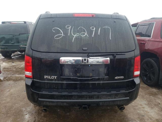 5FNYF4H56BB088307 - 2011 HONDA PILOT EXL BLACK photo 6