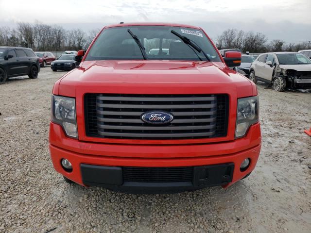 1FTFW1CT0CFC02004 - 2012 FORD F150 SUPERCREW RED photo 5