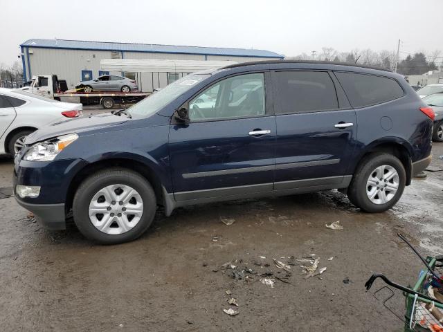 1GNKVFED4BJ353242 - 2011 CHEVROLET TRAVERSE LS BLUE photo 1