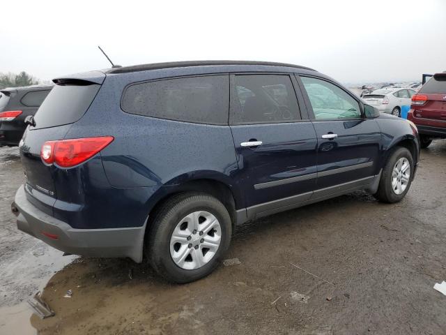 1GNKVFED4BJ353242 - 2011 CHEVROLET TRAVERSE LS BLUE photo 3