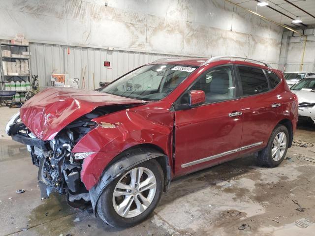 JN8AS5MVXCW381749 - 2012 NISSAN ROGUE S RED photo 1