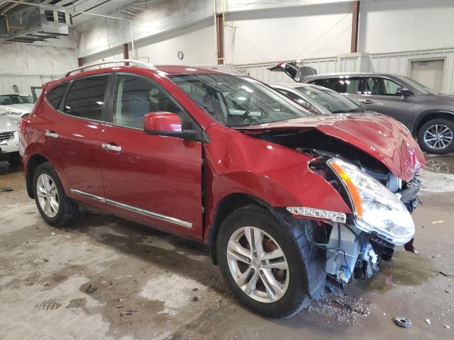 JN8AS5MVXCW381749 - 2012 NISSAN ROGUE S RED photo 4