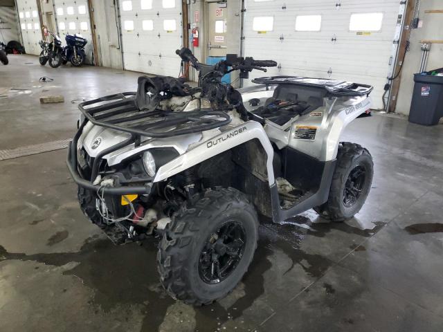 3JBLKAT44KJ001068 - 2019 CAN-AM OUTLANDER XT 570 GRAY photo 2