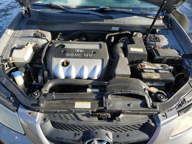 5NPET46C78H320386 - 2008 HYUNDAI SONATA GLS GRAY photo 11