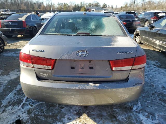 5NPET46C78H320386 - 2008 HYUNDAI SONATA GLS GRAY photo 6