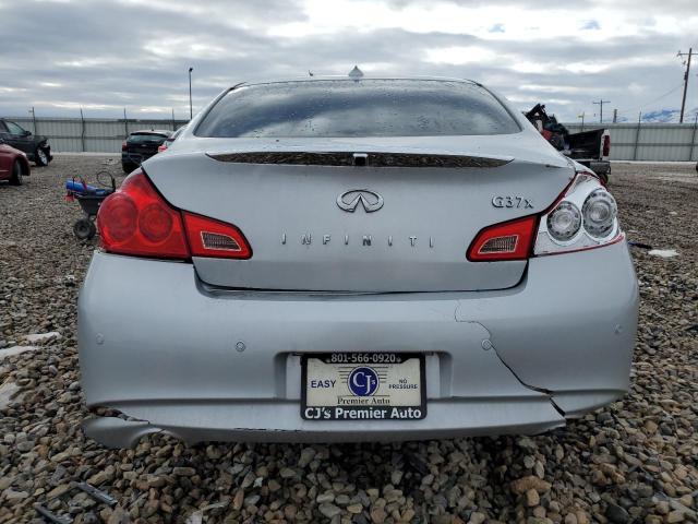 JN1CV6AR5DM356234 - 2013 INFINITI G37 SILVER photo 6