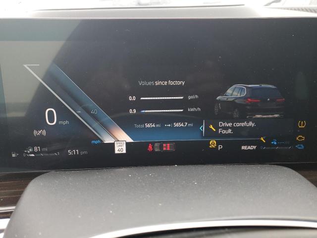 5UX43EU08R9T96931 - 2024 BMW X5 XDRIVE50E BLACK photo 9