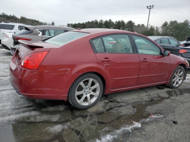 1N4BA41E78C831373 - 2008 NISSAN MAXIMA SE RED photo 3