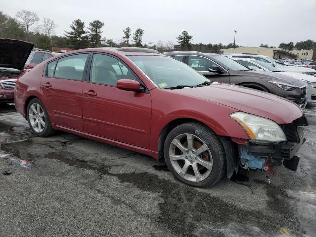 1N4BA41E78C831373 - 2008 NISSAN MAXIMA SE RED photo 4