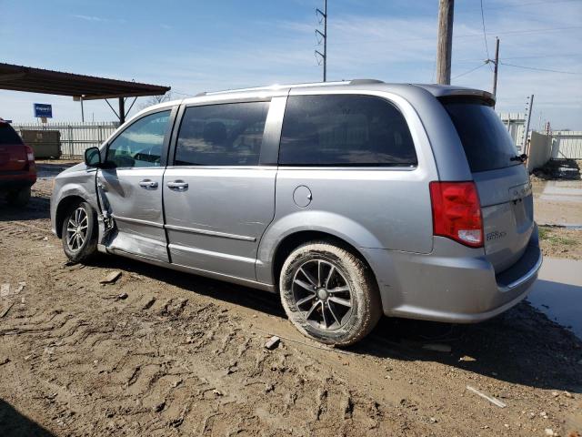 2C4RDGCG5HR865061 - 2017 DODGE GRAND CARA SXT SILVER photo 2