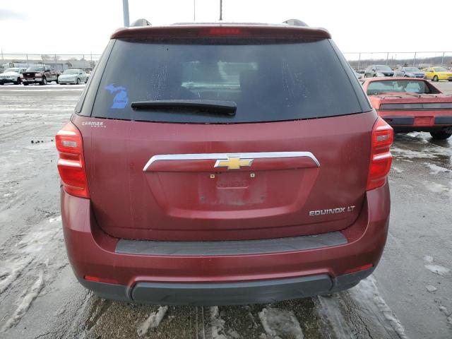 2GNALCEK1G6187149 - 2016 CHEVROLET EQUINOX LT RED photo 6