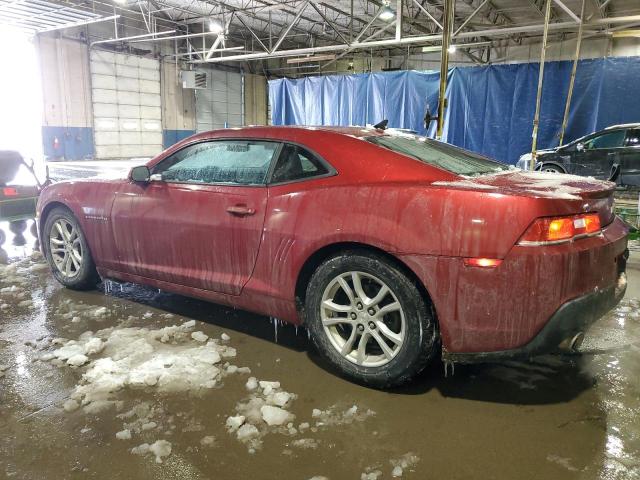 2G1FB1E37E9322640 - 2014 CHEVROLET CAMARO LT RED photo 2