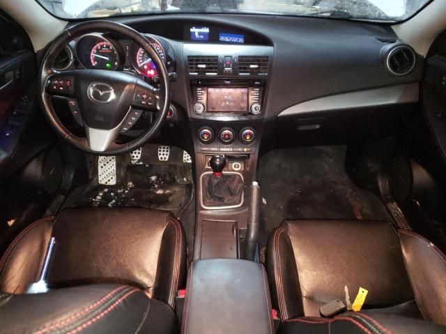 JM1BL1N38D1738878 - 2013 MAZDA SPEED 3 WHITE photo 8