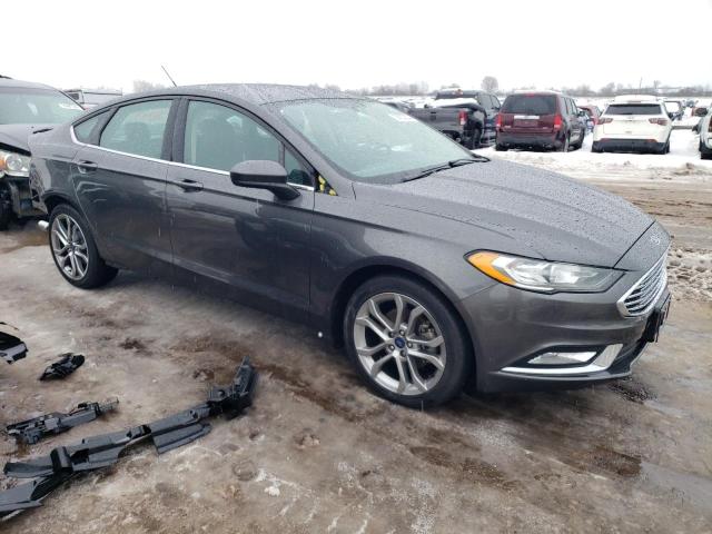 3FA6P0HD2HR283287 - 2017 FORD FUSION SE GRAY photo 4