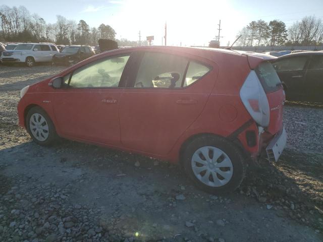 JTDKDTB34D1537668 - 2013 TOYOTA PRIUS C RED photo 2