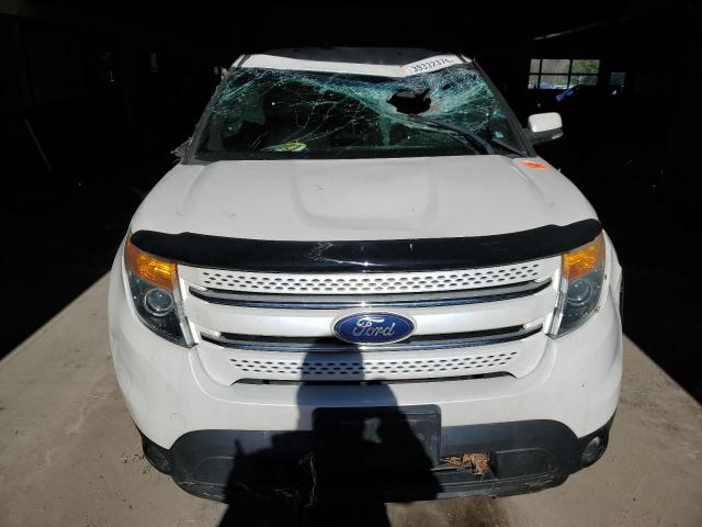 1FM5K7F87FGB08231 - 2015 FORD EXPLORER LIMITED WHITE photo 5