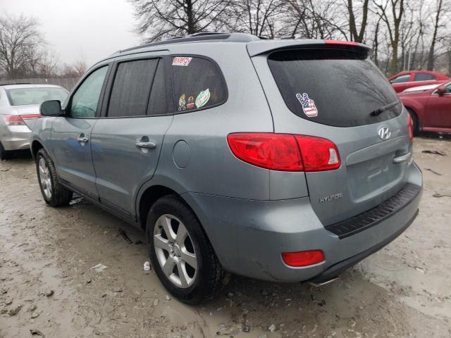 5NMSH13E19H325851 - 2009 HYUNDAI SANTA FE SE BLUE photo 2