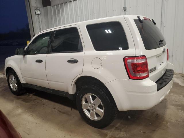 1FMCU0C79CKB53765 - 2012 FORD ESCAPE XLS WHITE photo 2