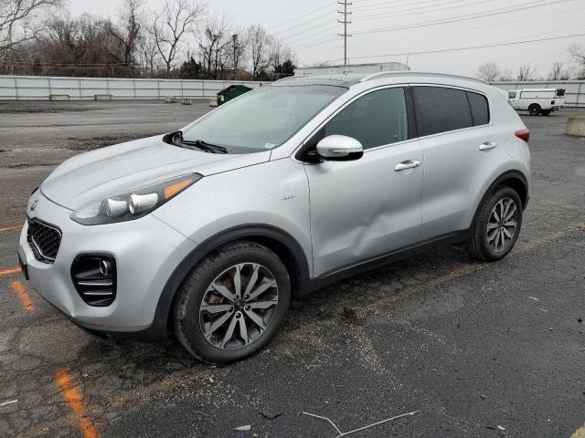 KNDPNCAC2H7071469 - 2017 KIA SPORTAGE EX SILVER photo 1