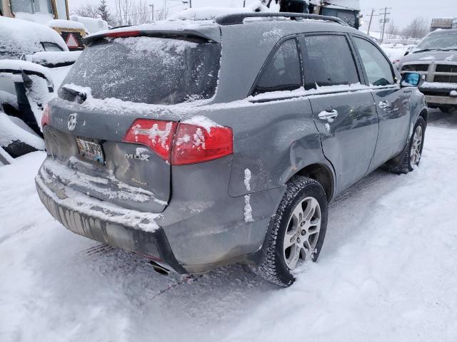 2HNYD285X8H000558 - 2008 ACURA MDX SPORT GRAY photo 3