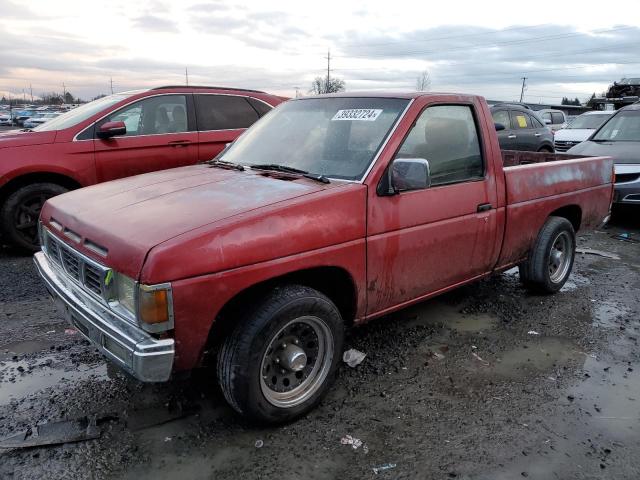 1N6SD11S2MC400744 - 1991 NISSAN TRUCK SHORT WHEELBASE RED photo 1